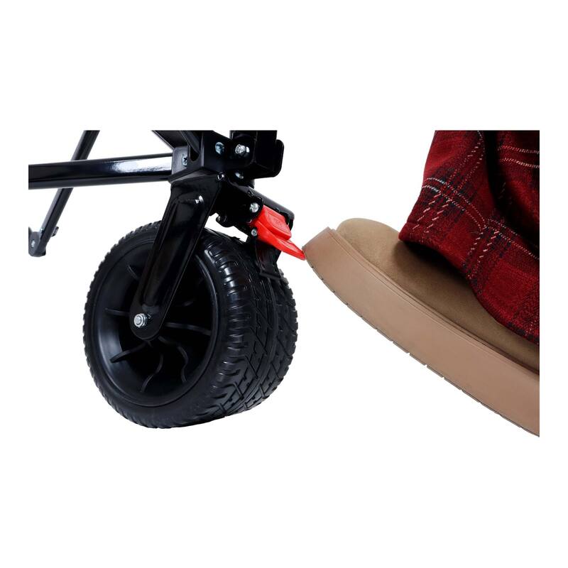 Foldable Wagon with Extended Tailgate and Wheels - N/A