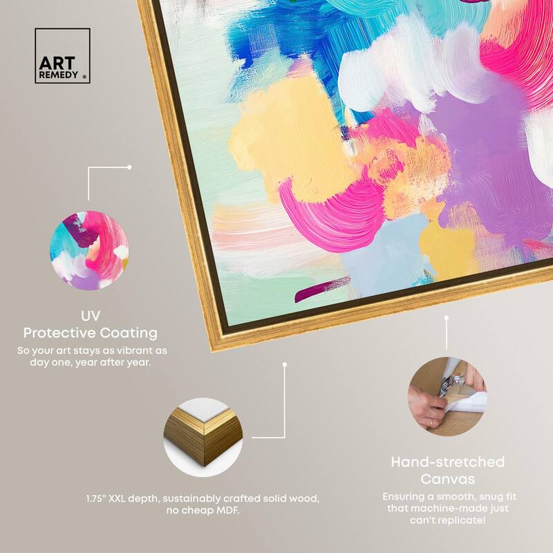Pigment Play II Canvas by Art Remedy