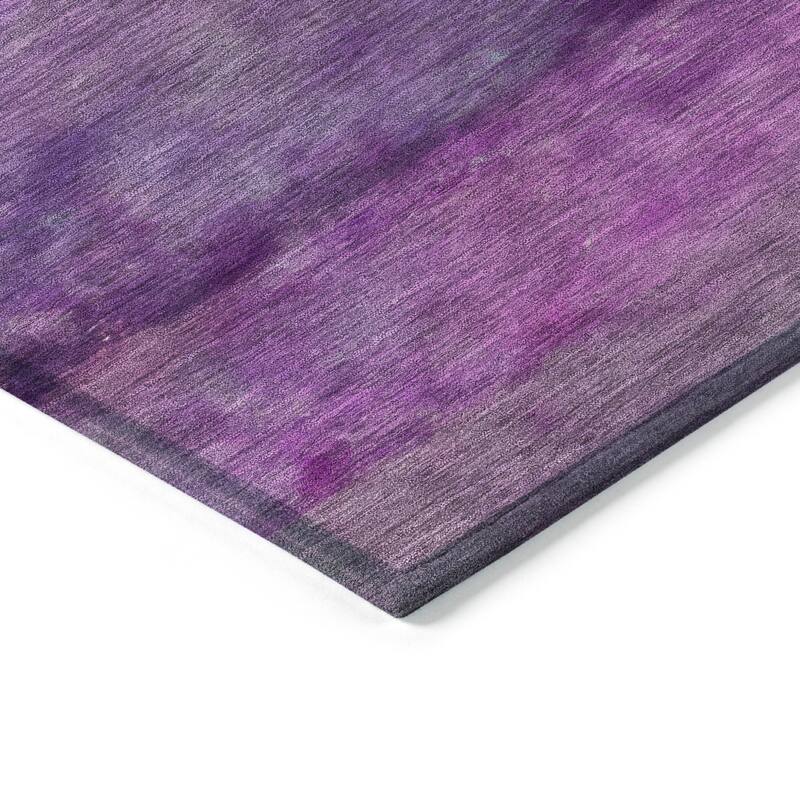 Machine Washable Indoor/ Outdoor Contemporary Ombre Chantille Rug