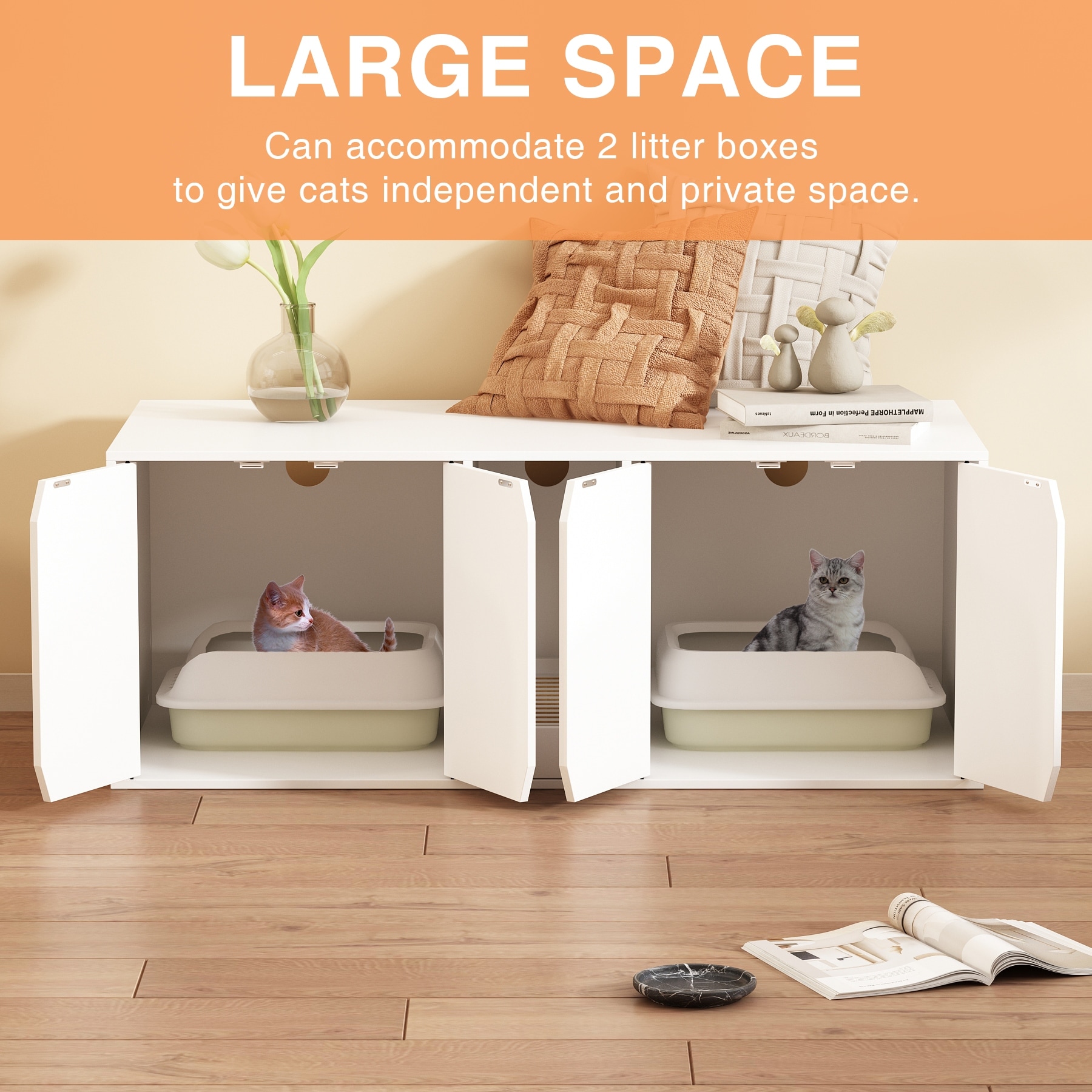 2 litter box enclosure shop