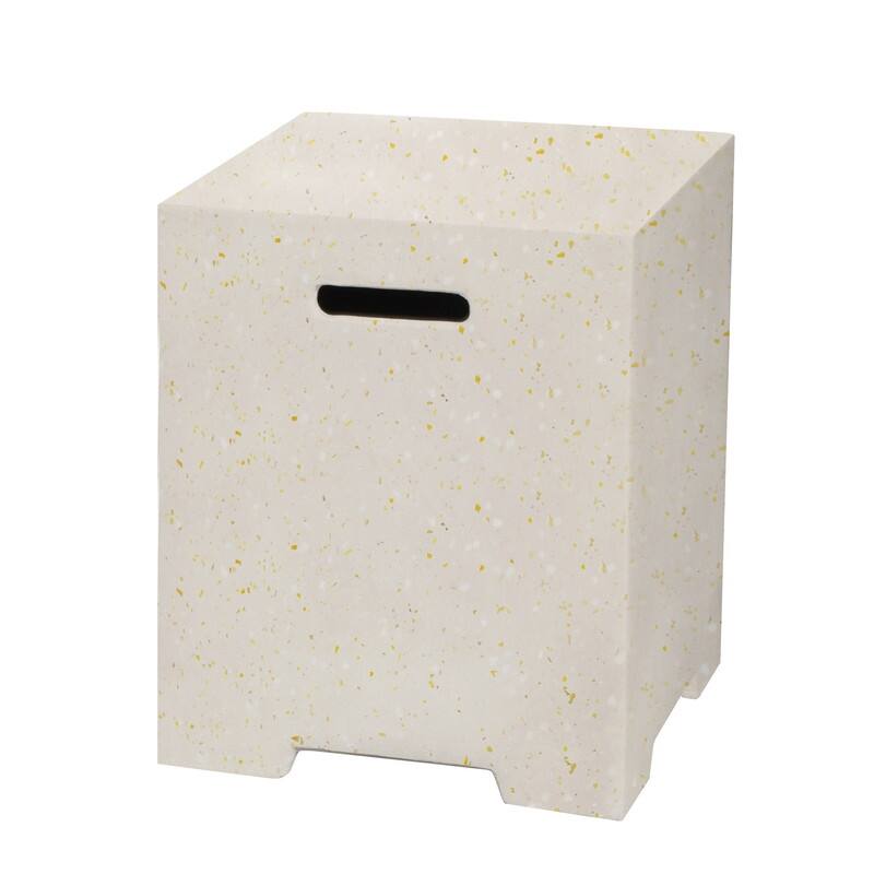 Patio Watcher 16"x 16" Outdoor Patio Terrazzo Propane Tank Cover Table for Hiding Gas tank