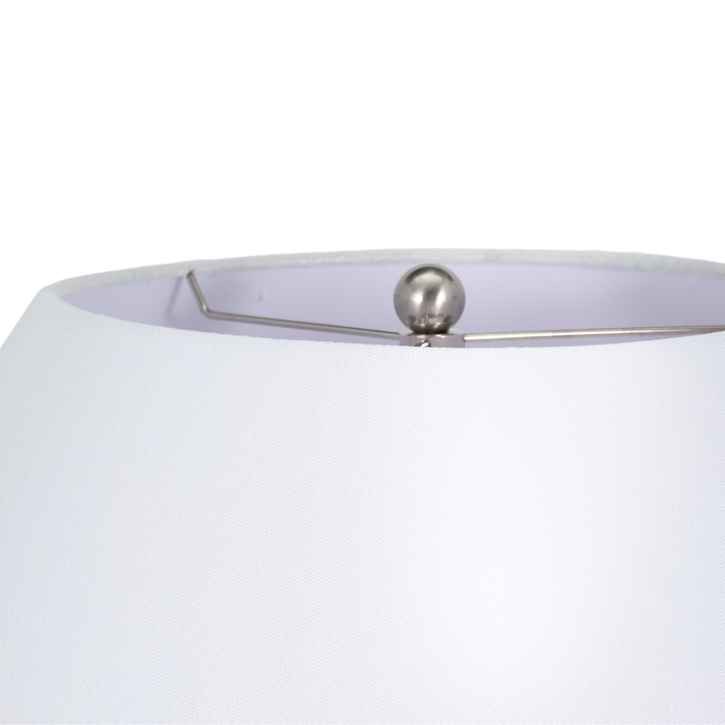 Sagebrook Home Elegance 38" Blue Frosted Glass & Metal Table Lamp - 24" x 24" x 38"