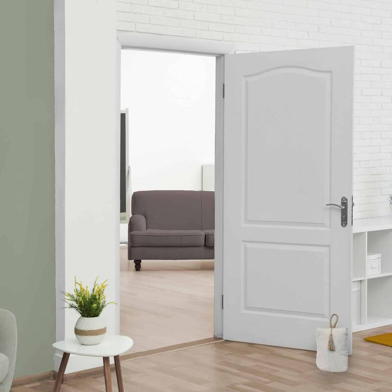 Nature Cotton Bag Door Stop Weighted Floor 2.2 lbs - 6"L x 4.6"W x 8"H