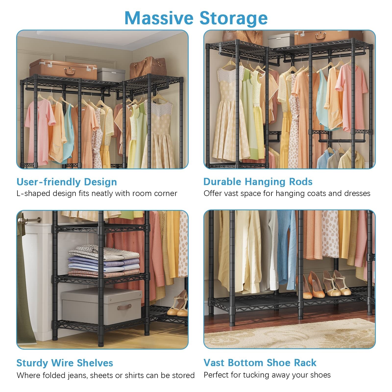 Portable corner on sale closet