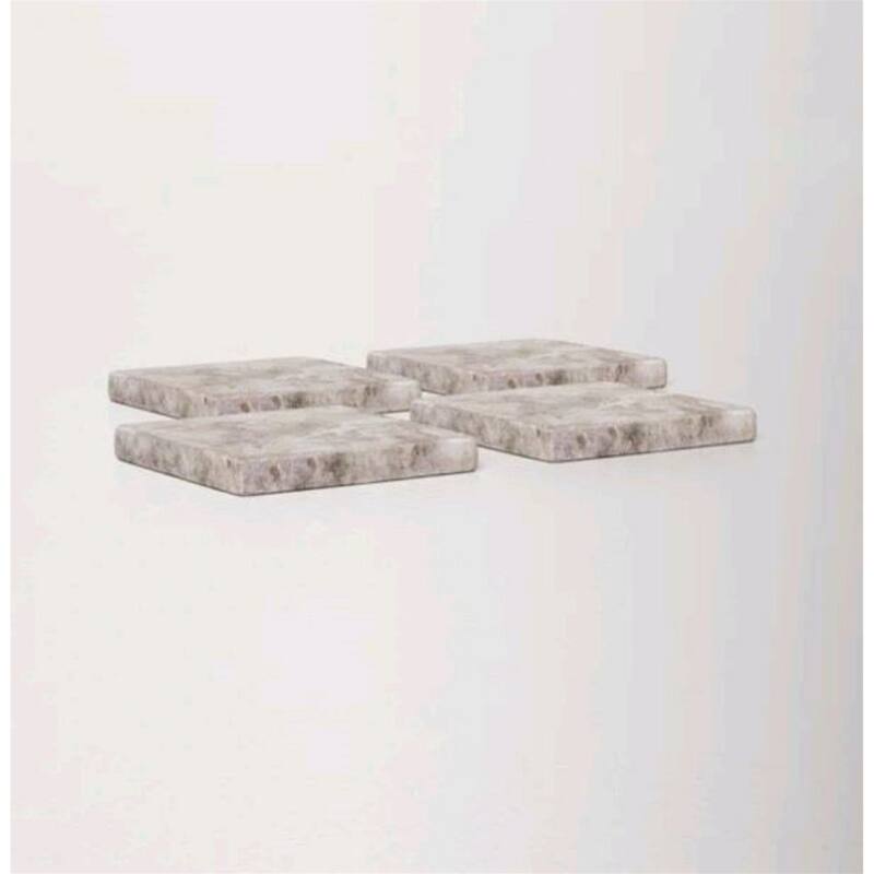 Brown Galaxy Marble Square Coaster Set of 4 - Brown