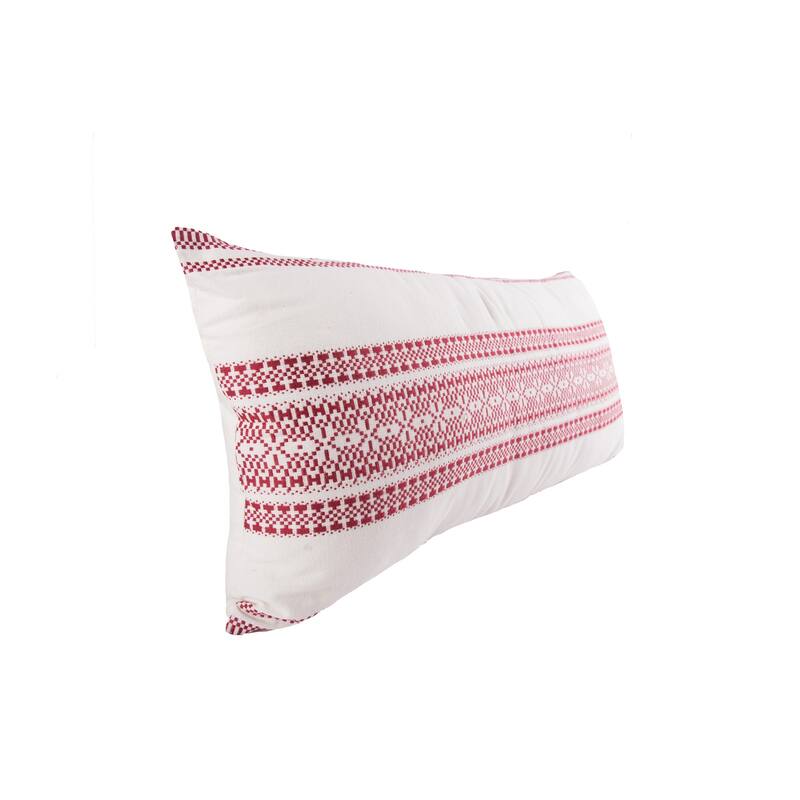 12" x 24" Clayton Berry Geometric Woven Lumbar Throw Pillow