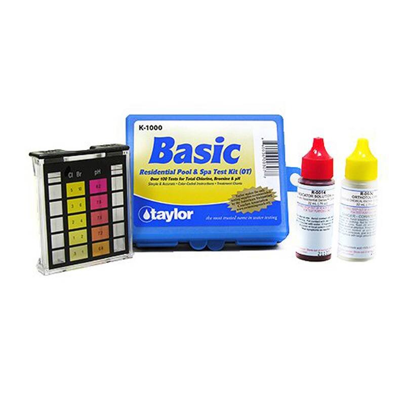 Taylor K-1000 Basic Residential OT DPD Swimming Pool & Spa Test Kit (6 Pack)
