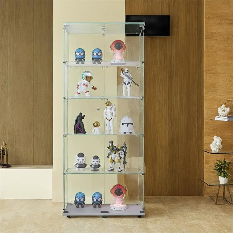 Tempered Glass Display Cabinet,Storage Cabinet,File Cabinet,with LED
