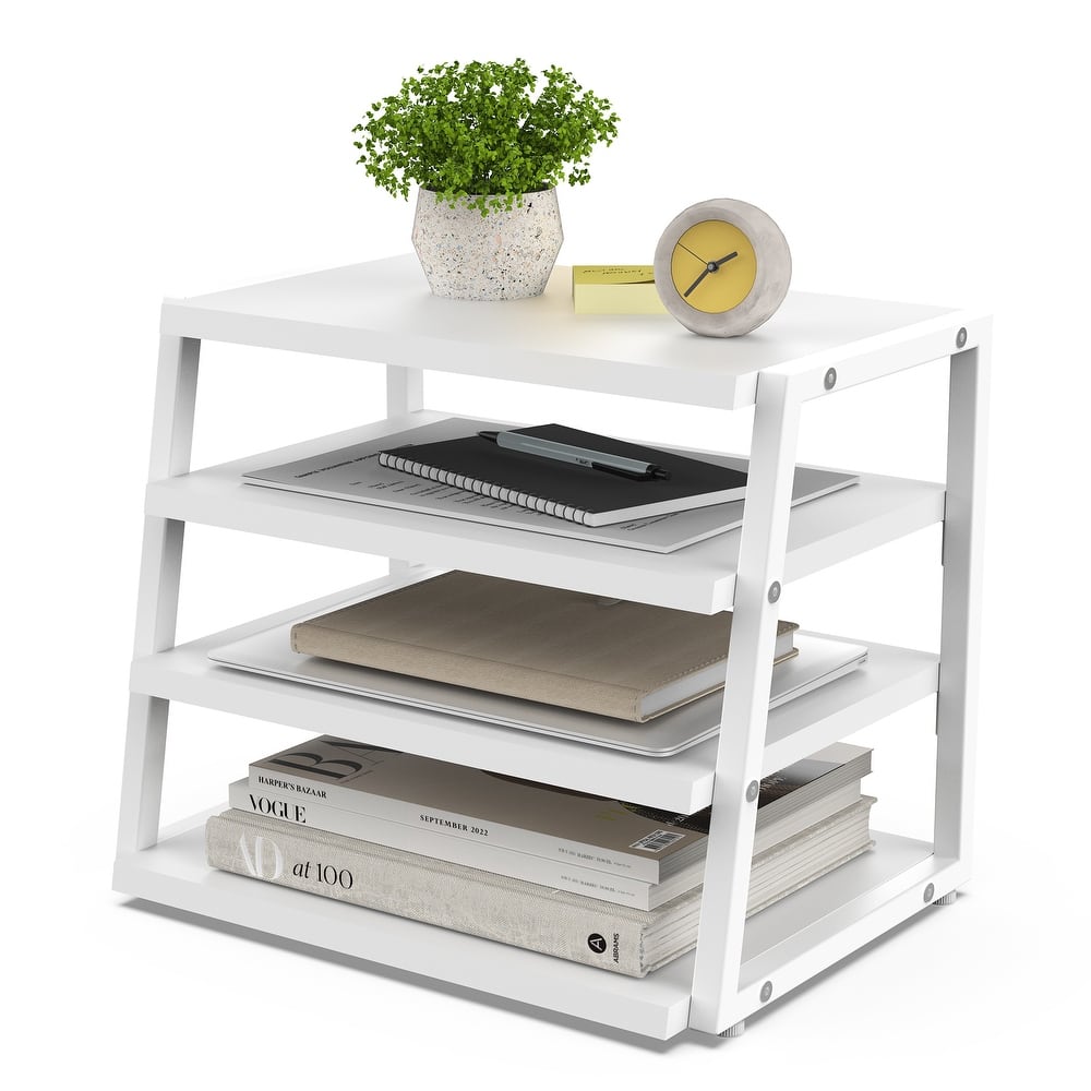 Fenge Desk Organizer, 4 Tier File Organizer for Desk - 14.6x10.5x12.1 inches