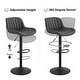 preview thumbnail 7 of 33, Art Leon Adjustable Swivel Barstool (Set of 2)