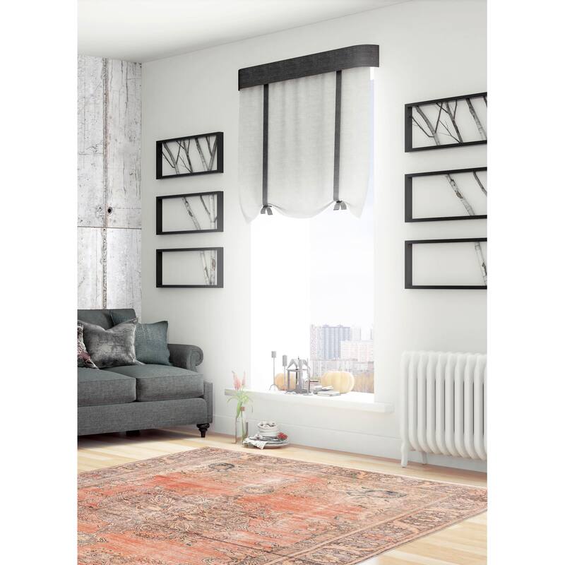 ECARPETGALLERY Hand-knotted Antalya Vintage Red Wool Rug - 6'5 x 9'2