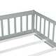 add an access code for a recipient Images High Quality... Twin Size Floor Bed with Fence Guardrails and Door, Floor-Level Access ...