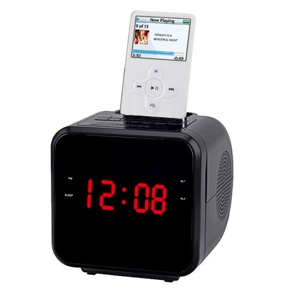 Supersonic 1 2 Ipod Iphone Docking Station With Am Fm Radio And Alarm Clock Overstock 32002746