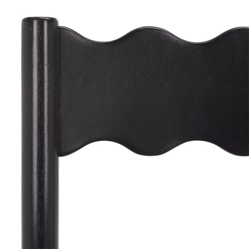 SAFAVIEH Home Nolly Scallop Dining Chair (Set of 2) - 20"W x 19"D x 34"H