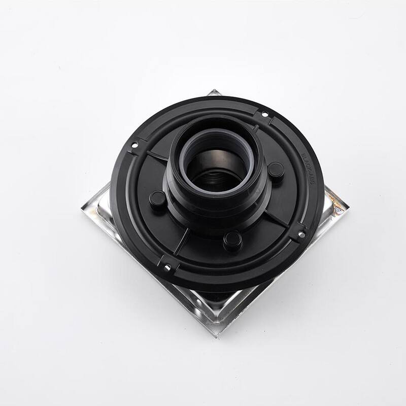 Topcraft 6-Inch Stainless Steel Square Floor Drain