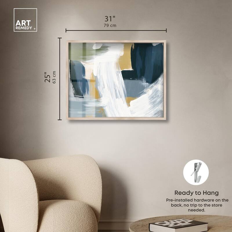 Moss Layers III Shadowbox by Art Remedy