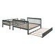 preview thumbnail 34 of 34, Stairway Twin-Over-Full Bunk Bed with Twin size Trundle,Storage