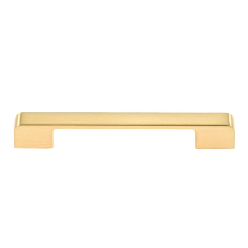 Utopia Alley Marino Pull Handle - Decorative Cabinet Drop Pull Handles for Cabinets, 3.75"/5.0" Center to Center - 5.0" 10 pack - Brushed Brass