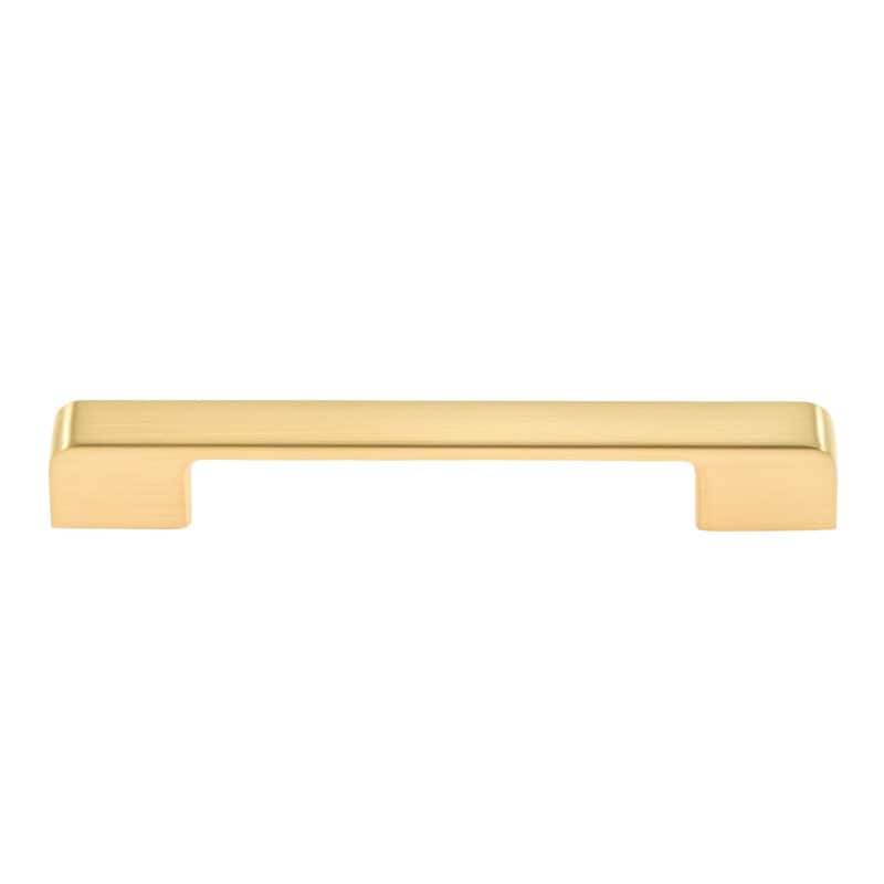 Utopia Alley Marino Pull Handle - Decorative Cabinet Drop Pull Handles for Cabinets, 3.75"/5.0" Center to Center - 5.0" 1 pack - Brushed Brass