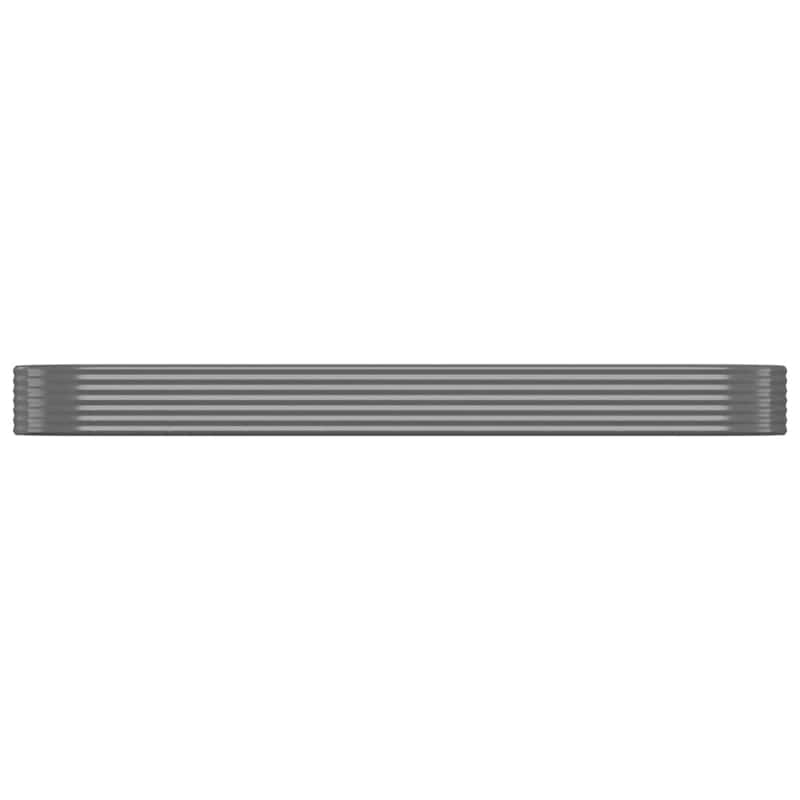 vidaXL Garden Raised Bed Patio Outdoor Raised Planter Box Powder-coated Steel