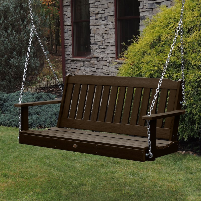 HIGHWOOD Lehigh 5-foot Eco-friendly Synthetic Wood Porch Swing
