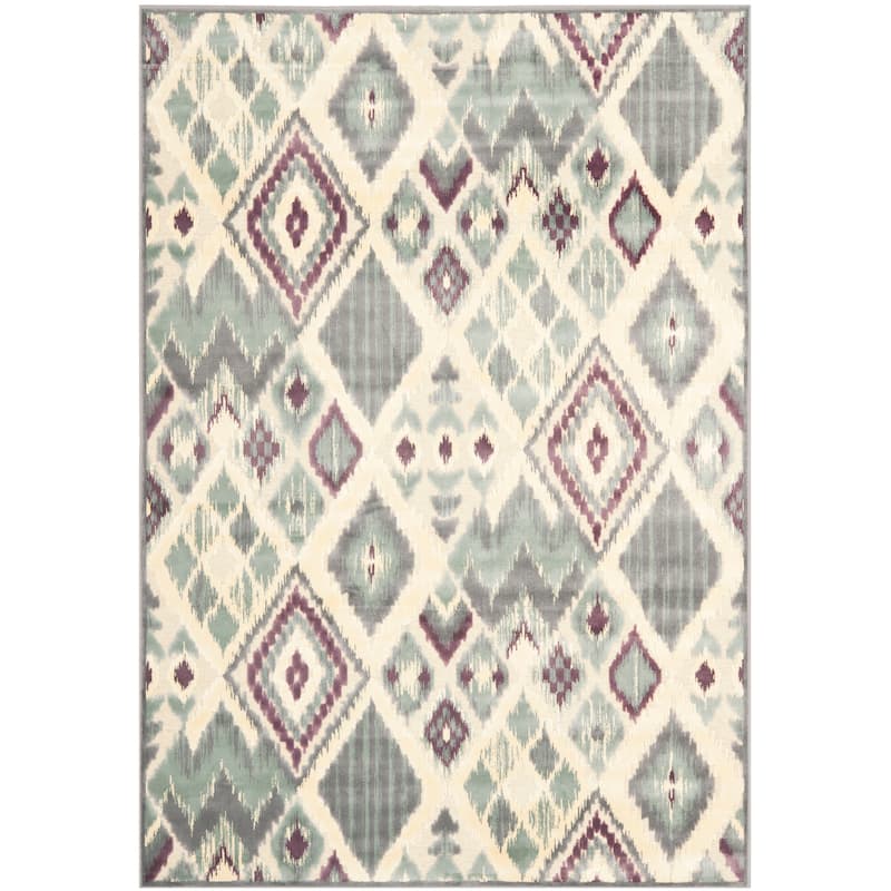 SAFAVIEH Paradise Marianna Modern Viscose Rug - 5'3" x 7'6" - Grey/Multi