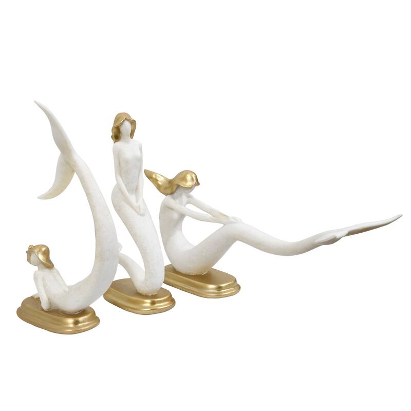 Sirens of the Sea Mermaid Statues Set of 3