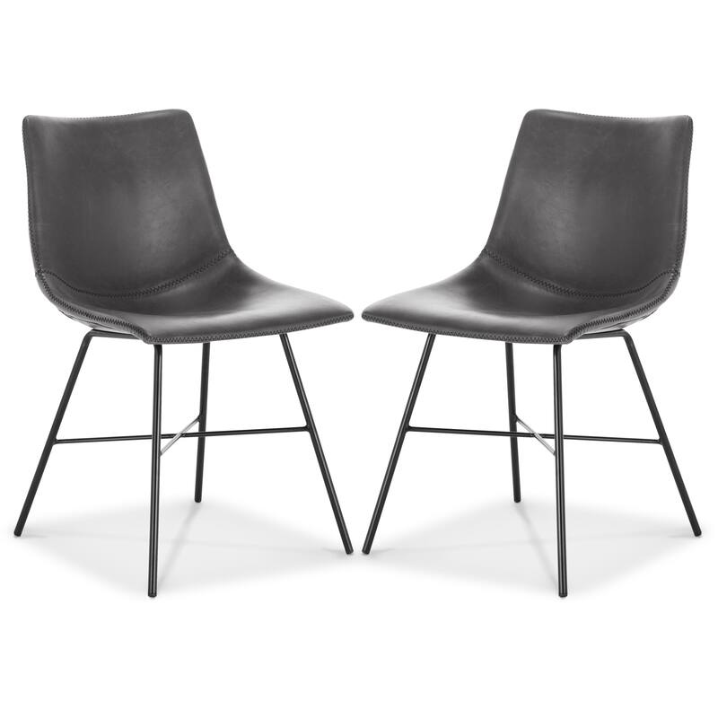 Poly & Bark Paxton Dining Chair (Set of 2) - Grey