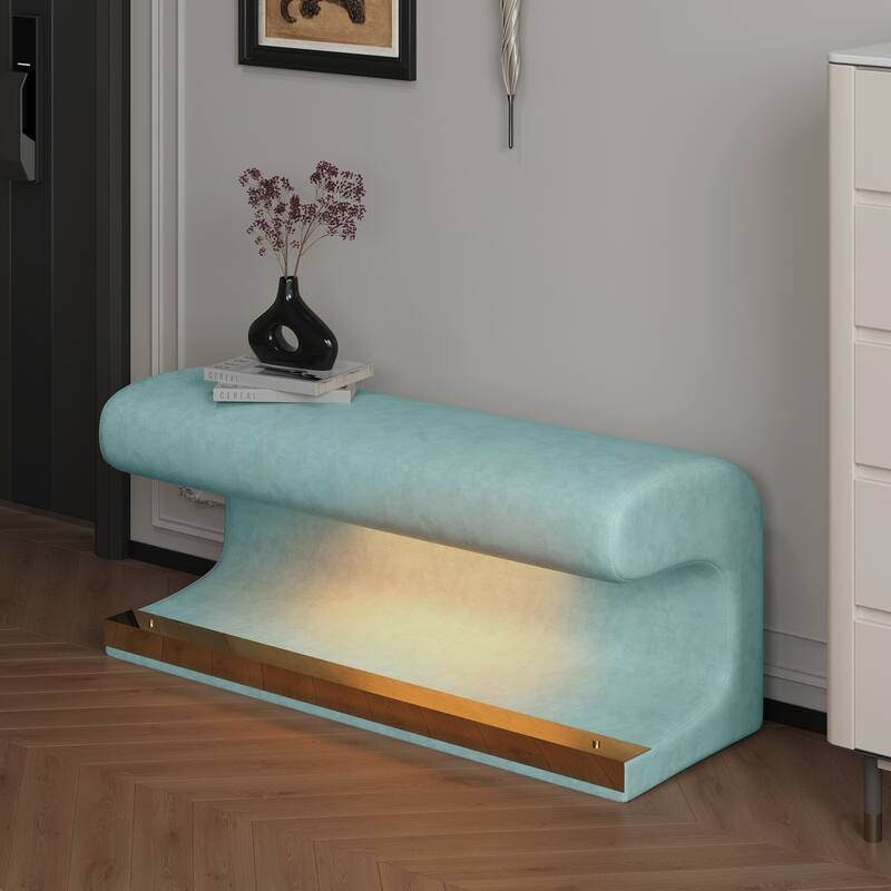 Modern & Contemporary Bench with Cushuion