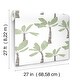 preview thumbnail 6 of 5, York Wallcoverings Painted Oasis Leaf Green Wallpaper