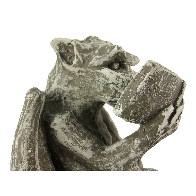 Cool Bookworm Gargoyle Book Ends Bookends Reading - 8.5 X 5.25 X 5 inches