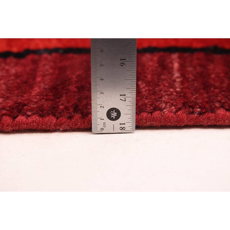 ECARPETGALLERY Hand-knotted Peshawar Ziegler Red Wool Rug - 5'1 x 6'10