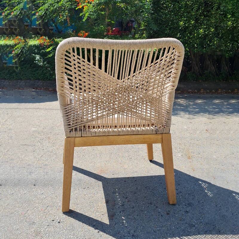 Ottawa Rope Weaving Chair - Natural (set of 2)