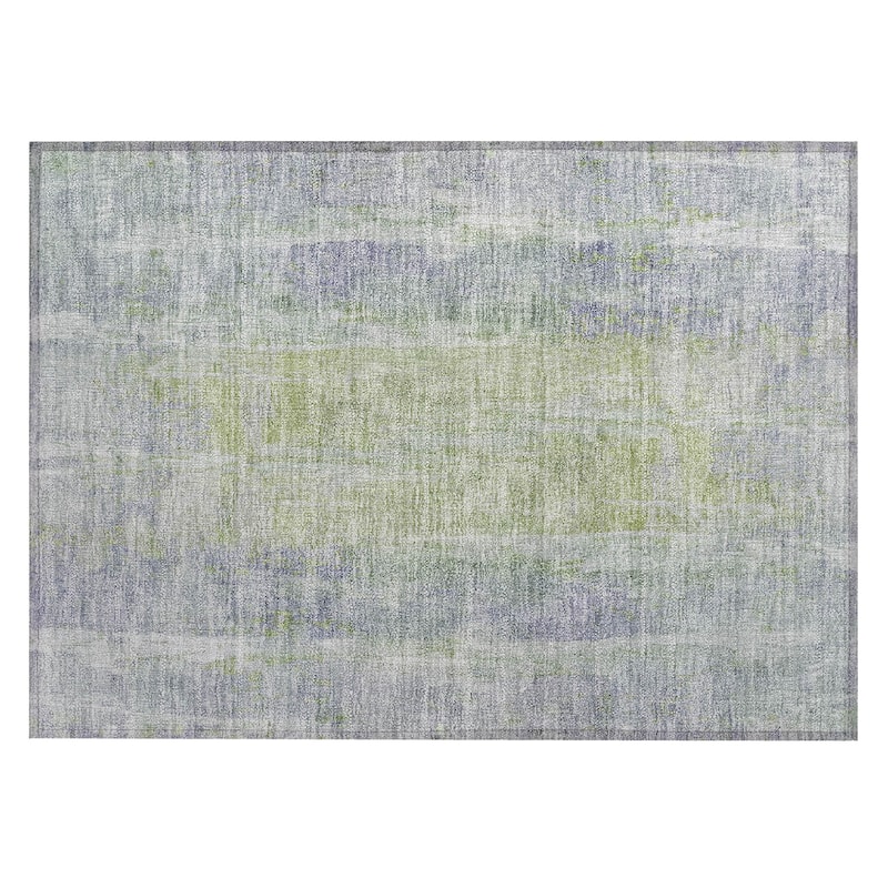 Machine Washable Indoor/ Outdoor Vintage Ombre Chantille Rug