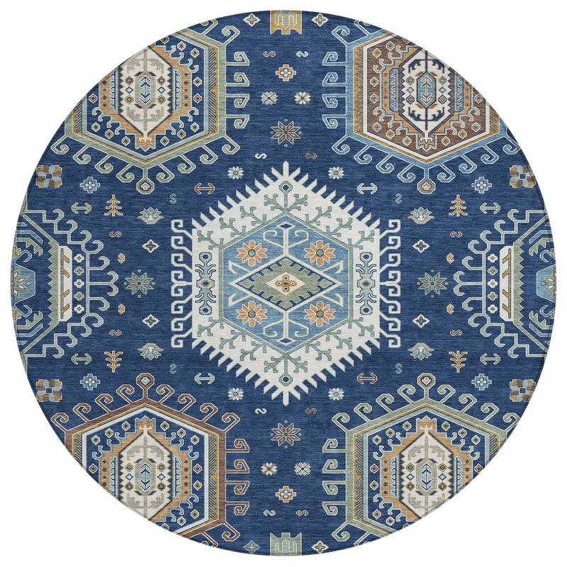 Machine Washable Indoor/ Outdoor Global Akron Chantille Rug