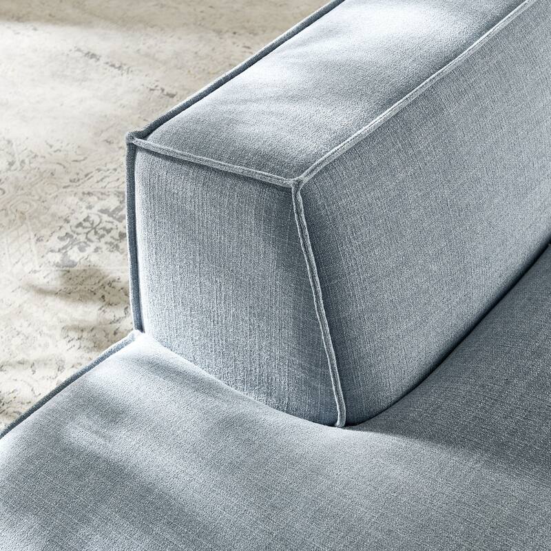 Restore Performance Fabric Upholstered Left-Facing Armless Modular Chaise