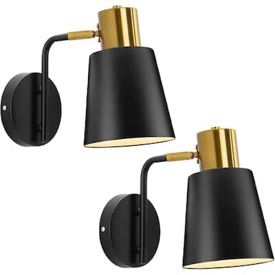 2 pack wall light black bedroom light metal kitchen light