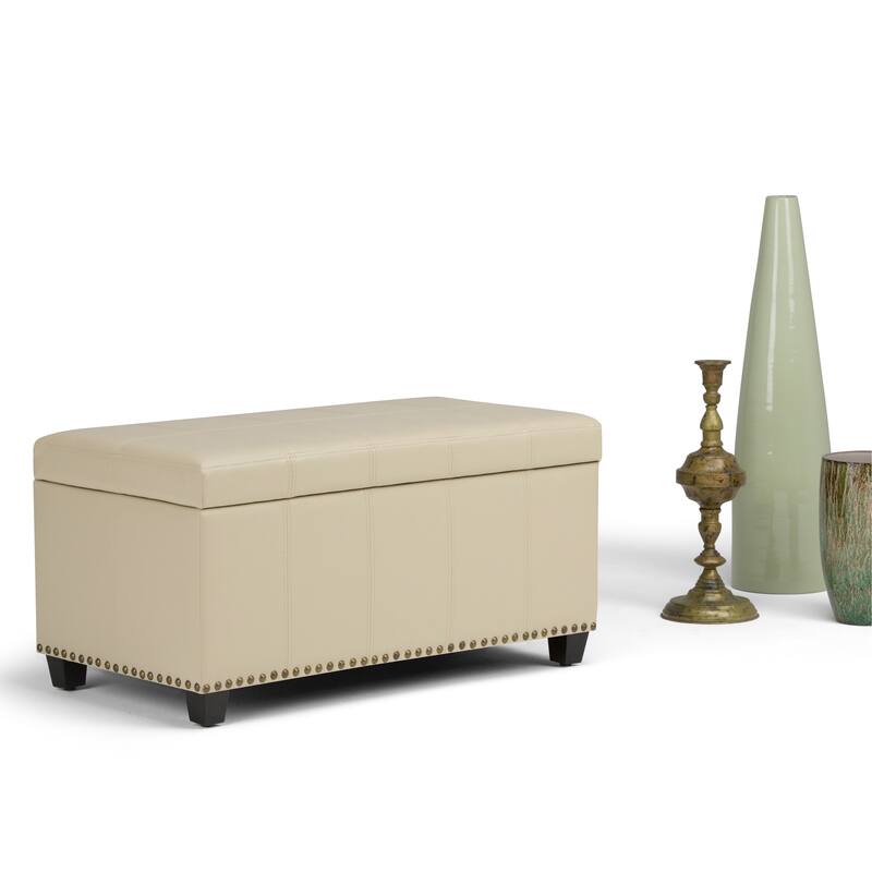 Modern Storage Ottoman Bench for Living Room