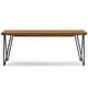 preview thumbnail 6 of 8, WYNDENHALL Emanuel SOLID MANGO WOOD 42 inch Wide Industrial Contemporary Bench in Natural - 12.8" d x 42.3" w x 16.7" h