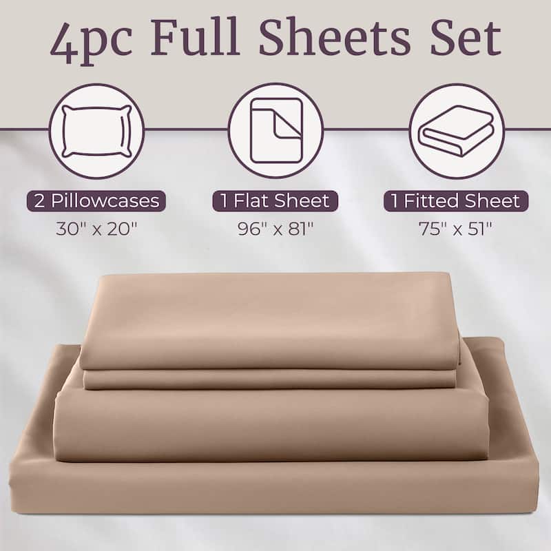 Wrinkle Resistant Brushed Microfiber Sheet Set by Windsor Home