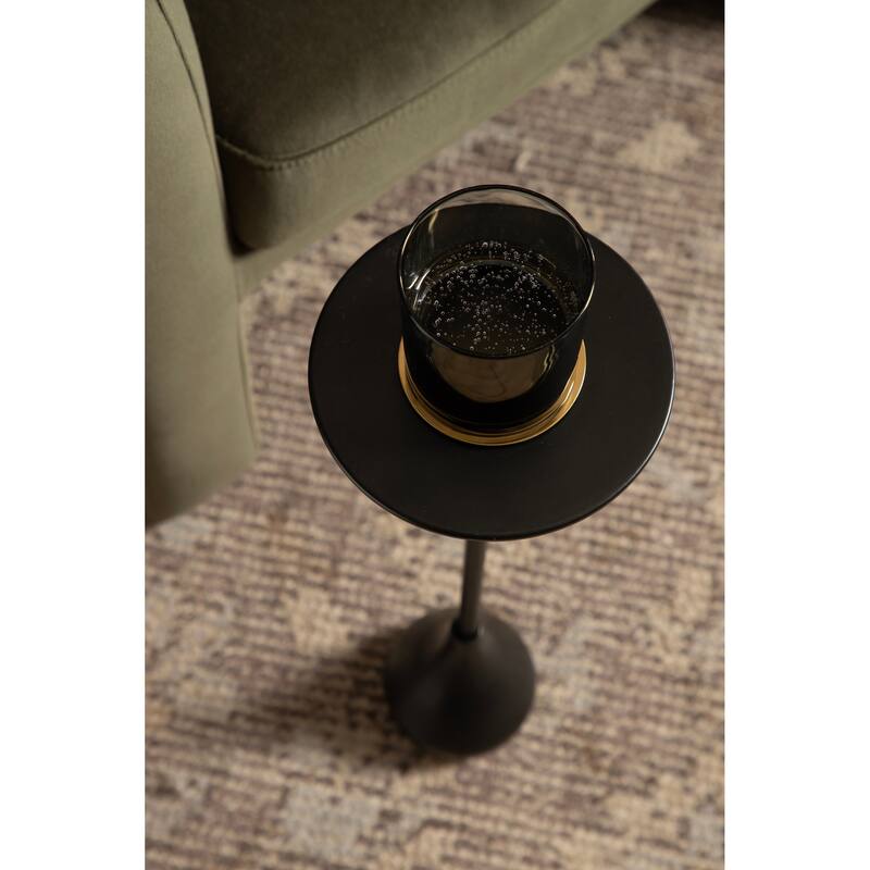 Kate and Laurel Hersi Metal Drink Table