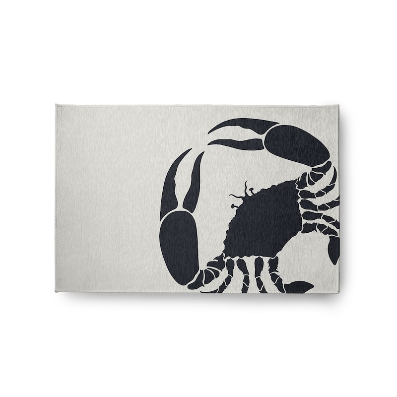 Crab Dip Nautical Indoor/Outdoor Rug - Shark Blue - 2' x 3'