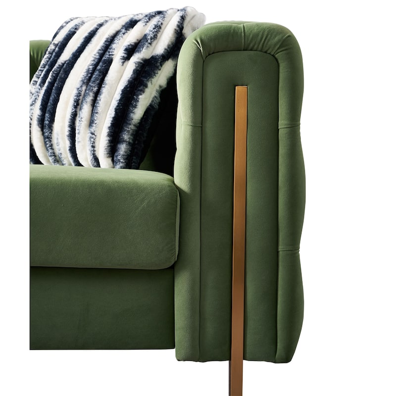Chesterfield Modern Tufted Velvet Living Room Sofa
