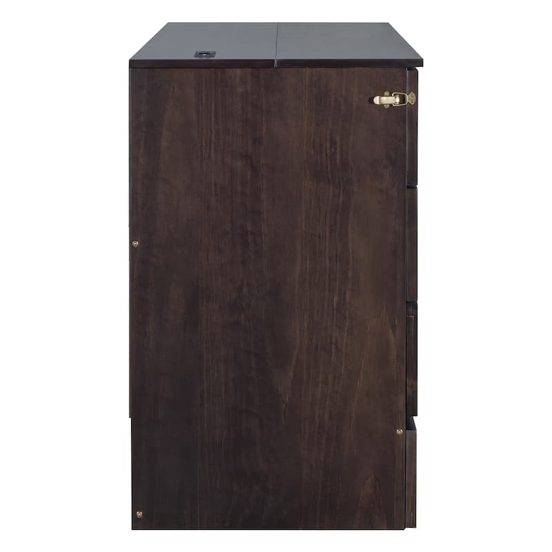 Modern Murphy Bed with Large Drawers