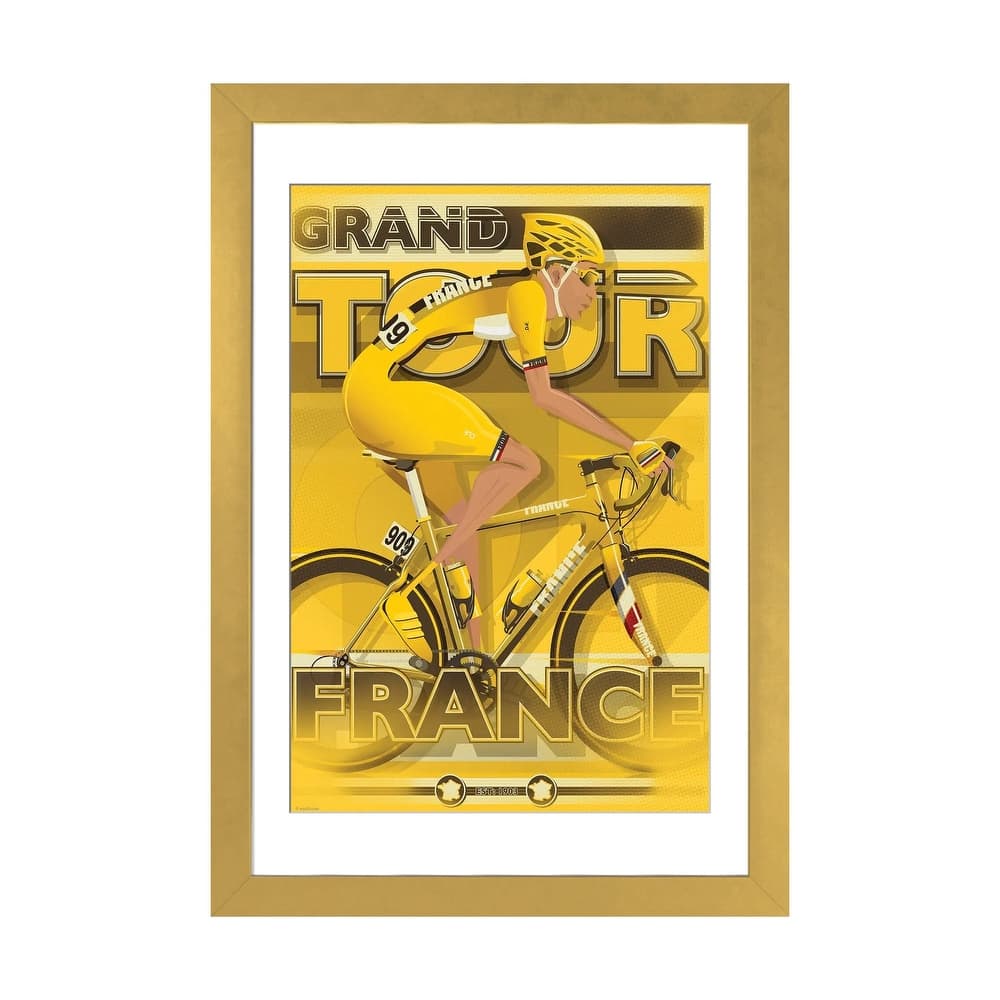 iCanvas "Tour De France Cycling Race" by WyattDesign