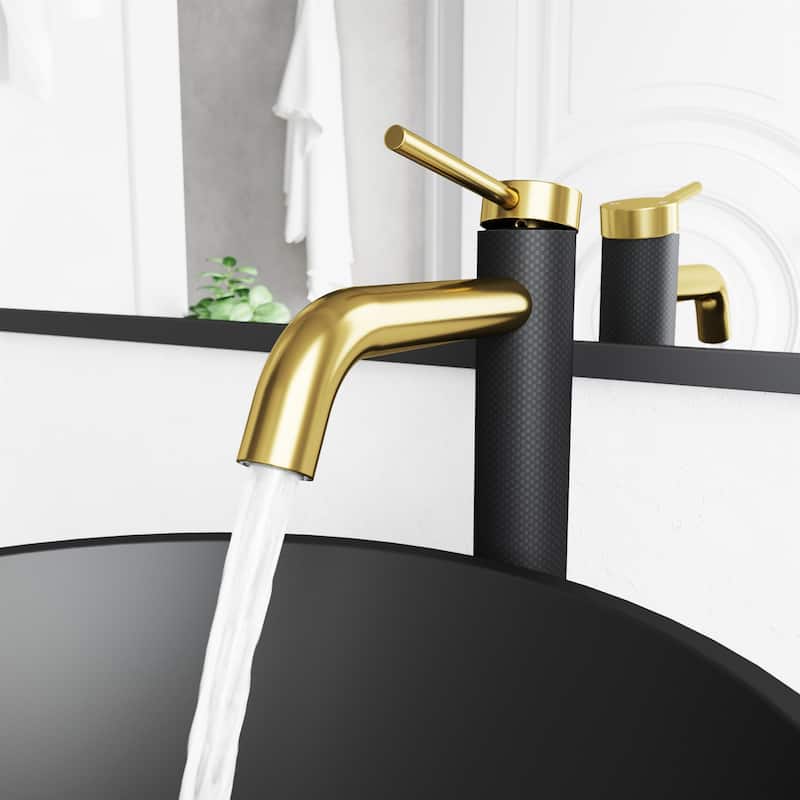 VIGO Lexington 10" H Single Handle Single Hole Bathroom Vessel Faucet