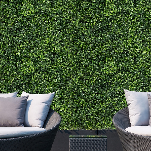 Artificial 12piece Boxwood Privacy Screen Faux Plant Wall