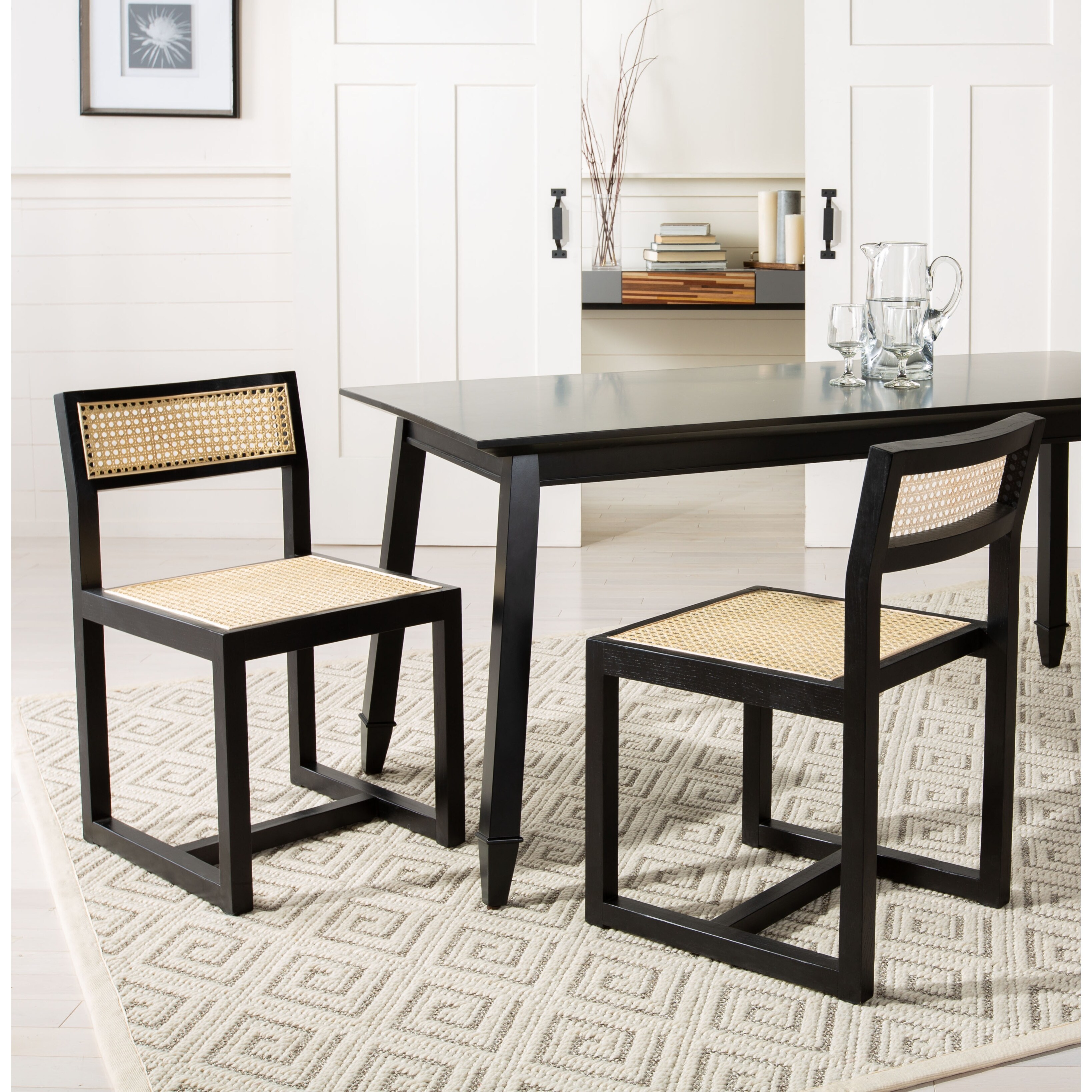 Safavieh bernice cane dining chair store
