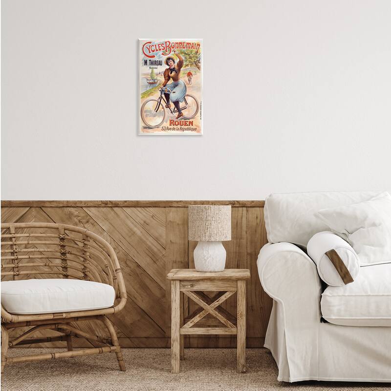 Stupell Vintage Cycles Bonnemain Wall Plaque Art Design By Marcus Jules