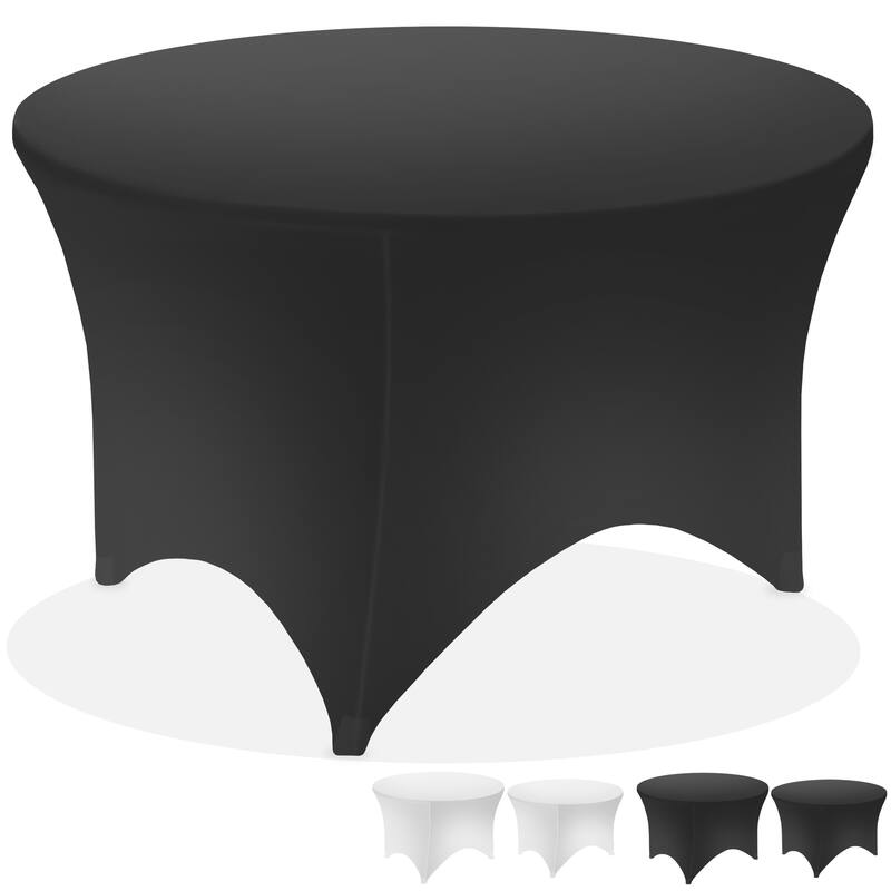 Round Spandex Tablecloth Stretch Fitted Table Cover